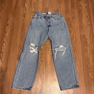 adidas Women's Relaxed Fit Blue Jeans